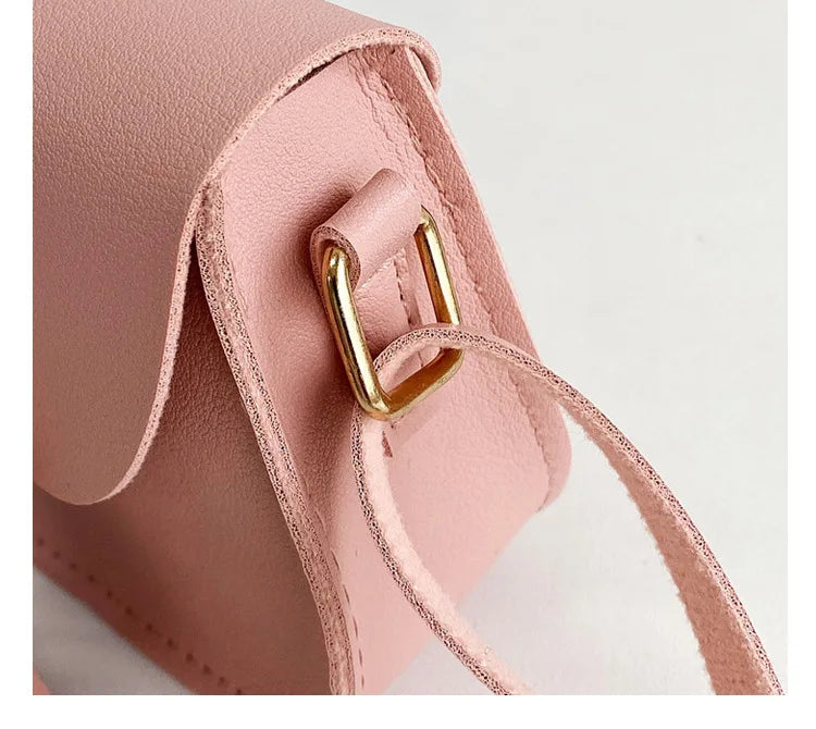 PU Leather Children Small Shoulder Bag Cute Princess Accessories Kids Coin Purse Handbags Cute Girls Baby Tassel Crossbody Bags