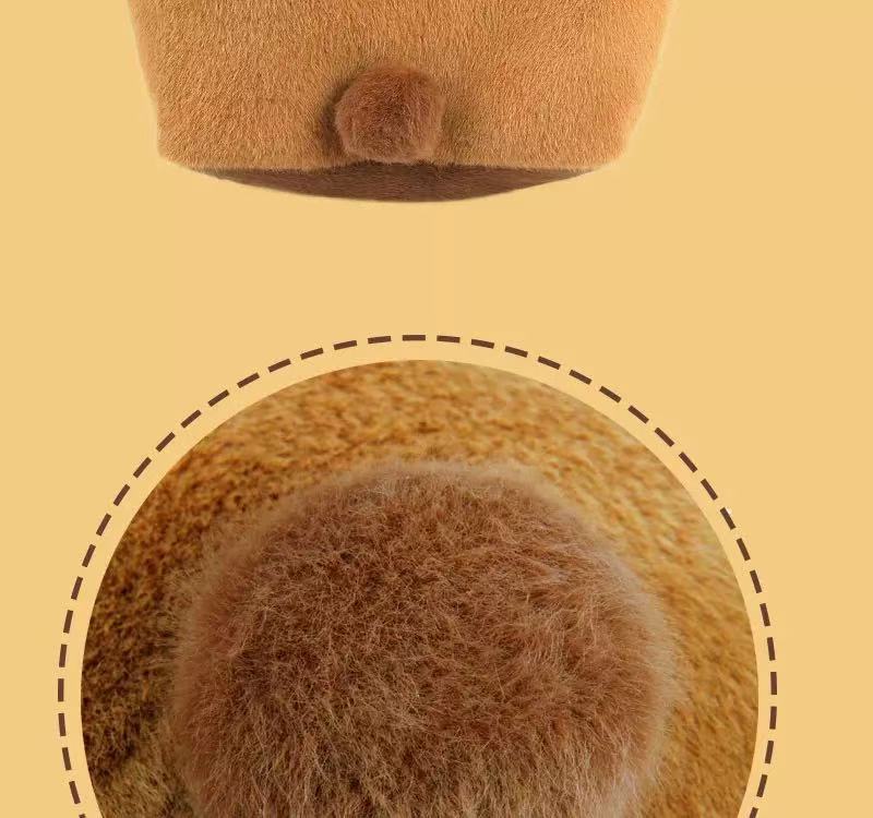 New Capybara Plush Bag Kapybara Shoulder Bag Crossbody Bag Mobile Phone Bag Children's Birthday Gift Holiday Party Favours