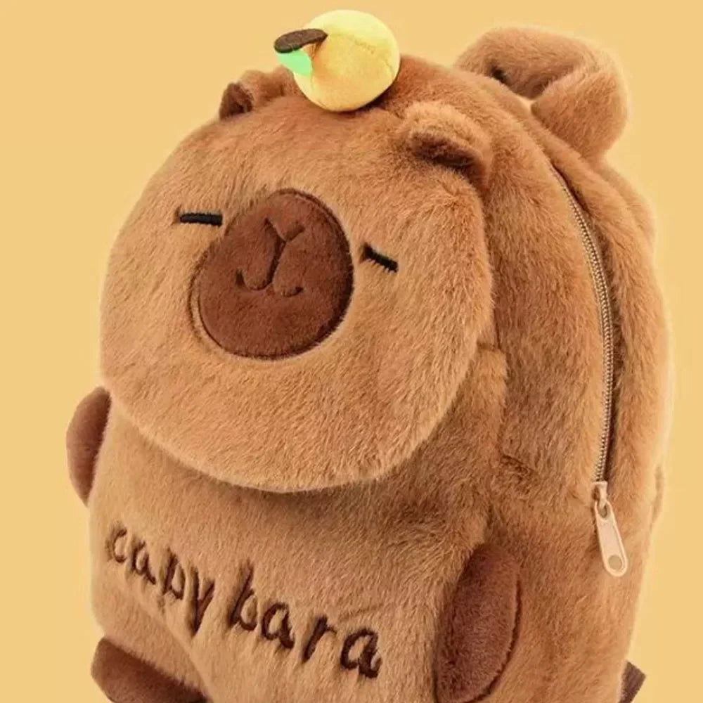 New Capybara Plush Bag Kapybara Shoulder Bag Crossbody Bag Mobile Phone Bag Children's Birthday Gift Holiday Party Favours