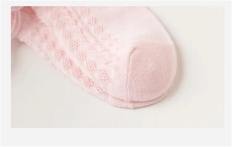 3Pairs/set Kids Socks For Girls Princess Lace White Pink Children's Sock Cotton Soft Teenagers Socks Summer Spring Autumn 1-15Y